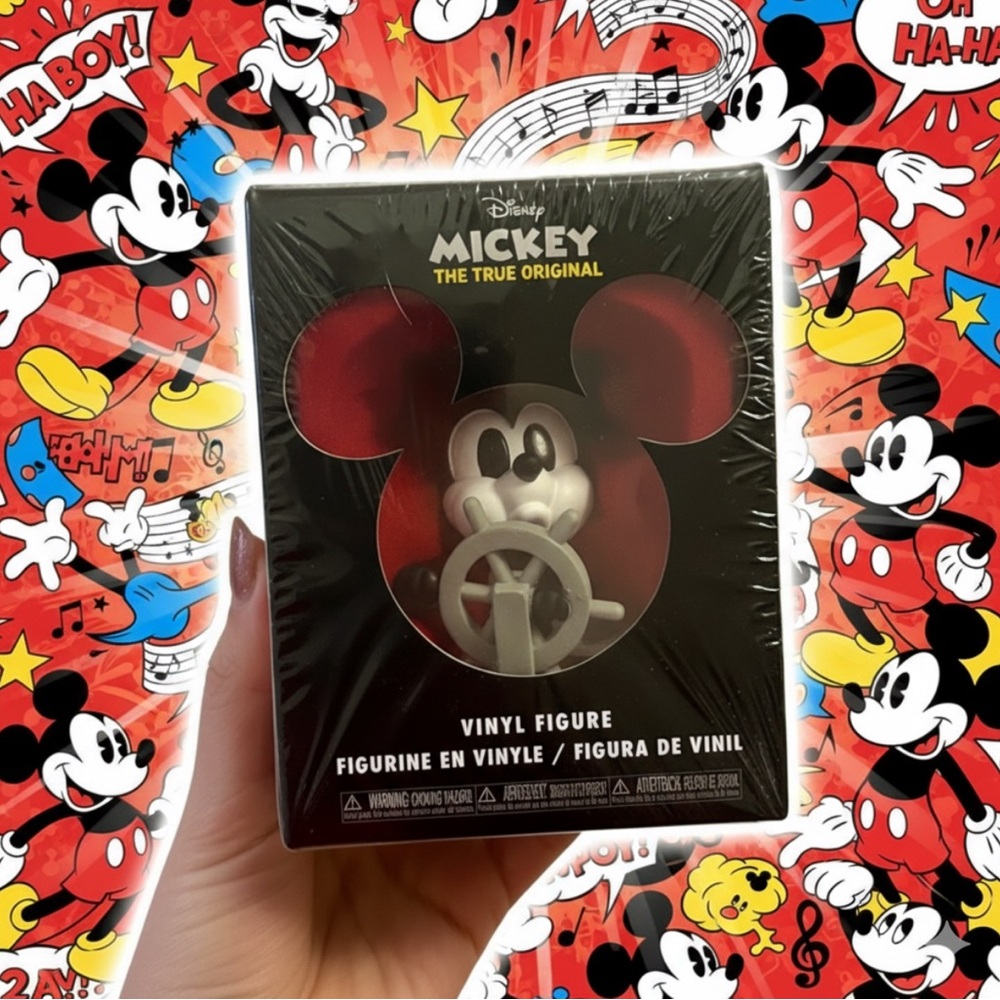 Disney Mickey Mouse True Original Vinyl Figure Funko Pop‎ New Steamboat Willie